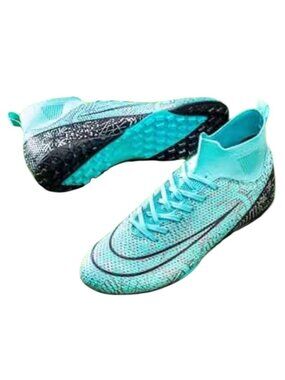 Light Blue Soccer Turf Shoes Cleats‎ Size 10.5 NWOB